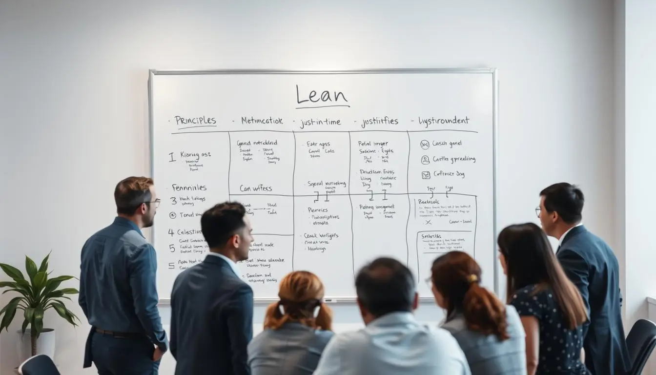 What is a Visual Management Board in Lean?